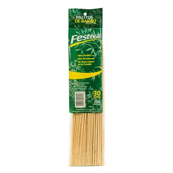 PINCHOS BAMBU*100U