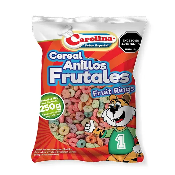 CEREAL ANILLOS FRITALES CAROLINA*250G