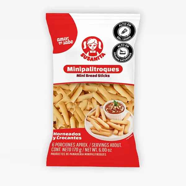 SNACK MINIPALITROQUES SUSANITA *170G