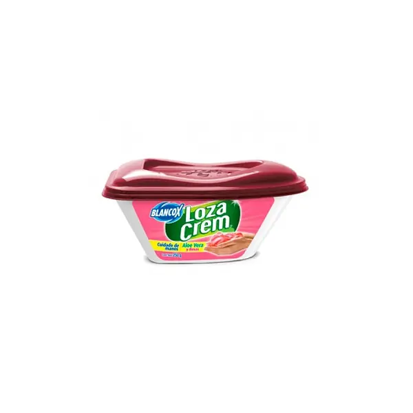 JABON CREMA LOZA ALOE ROSAS BLANCOX*250G