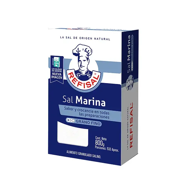 SAL MARINA REFISAL CAJA*800GR