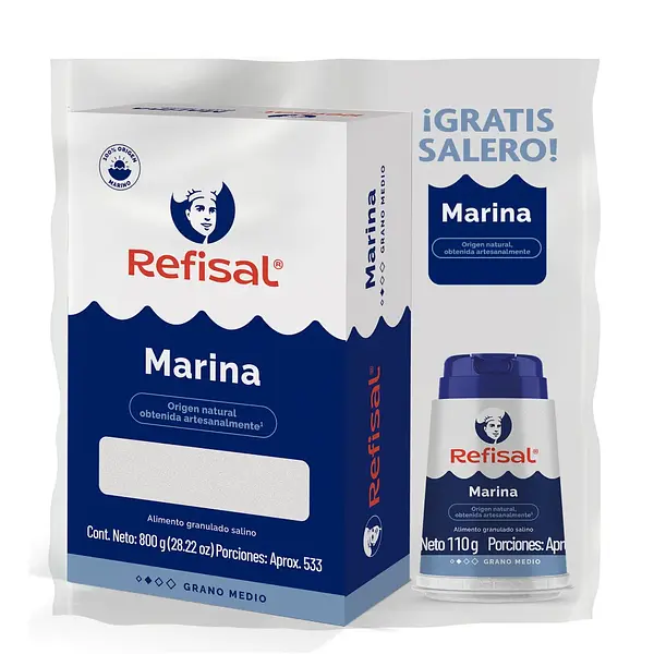 SAL MARINA REFISAL*800GR +SALERO
