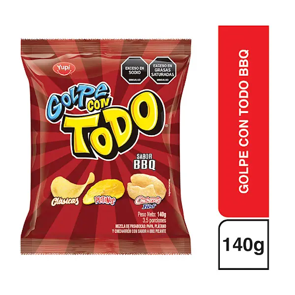 SNACK CON TODO YUPI*140GR