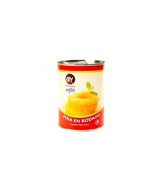 PIÑA RODAJAS ALFA*565GR