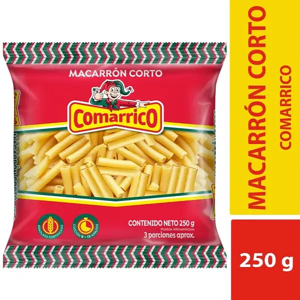 PASTA MACARRON COMARRICO*250GR