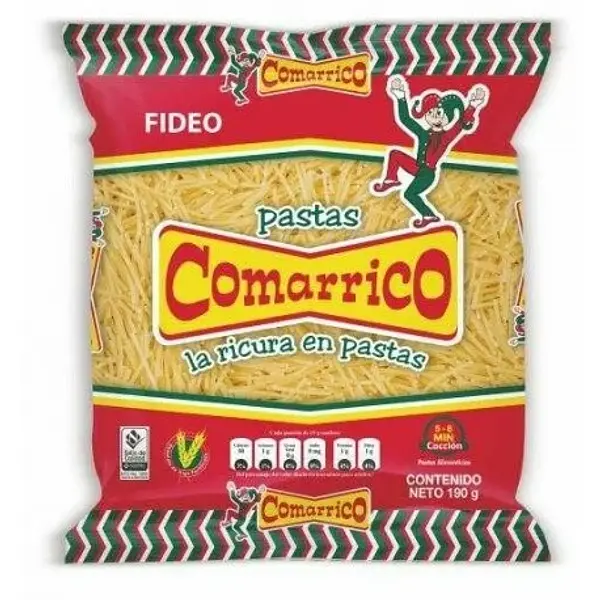 PASTA FIDEO COMARRICO*190G