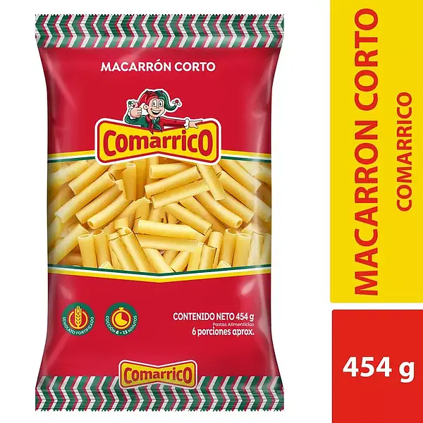 PASTA MACARRON COMARRICO * 454G