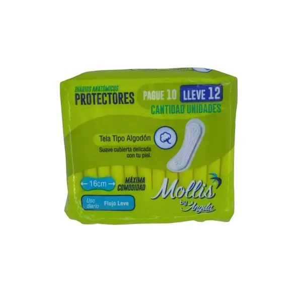 PROTECTOR DIARIO MOLLIS *12UND