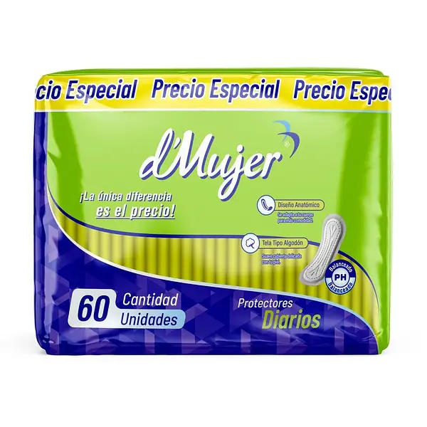 PROTECTOR DIARIO D MUJER*60U
