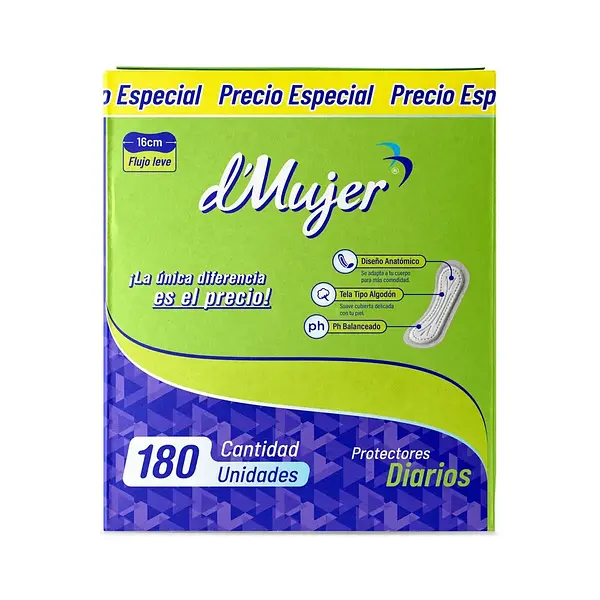 PROTECTOR DIARIO D MUJER*180U
