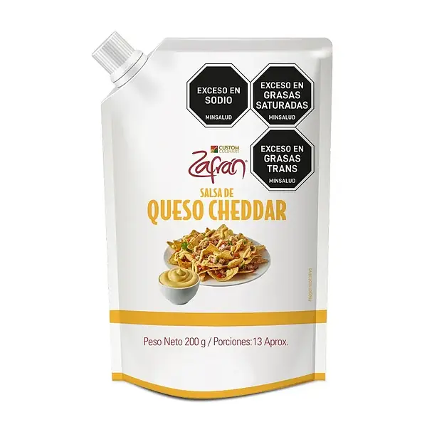 SALSA QUESO CHEDDAR ZAFRAN*200G