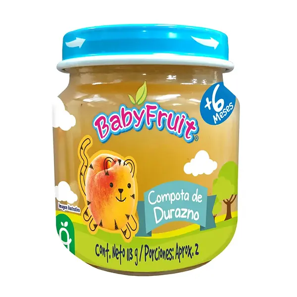 COMPOTA DURAZNO BABYFRUIT*113GR