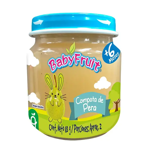 COMPOTA PERA BABYFRUIT*113GR