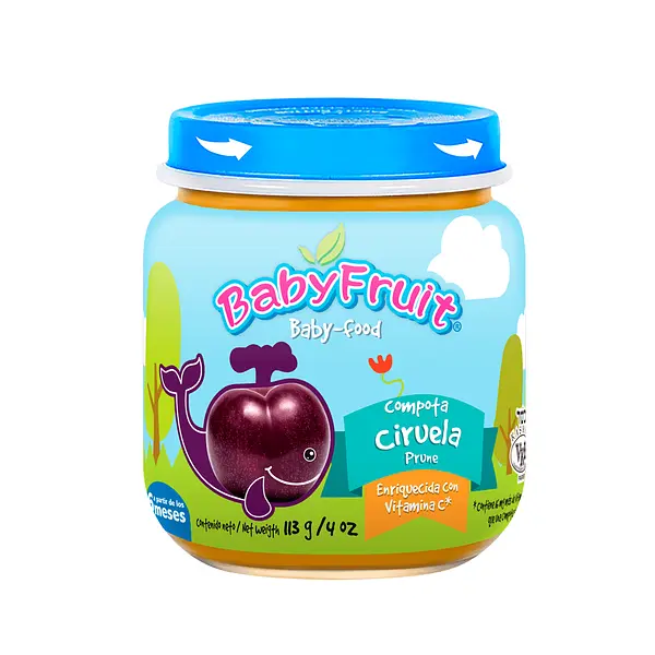 COMPOTA CIRUELA BABYFRUIT*113GR