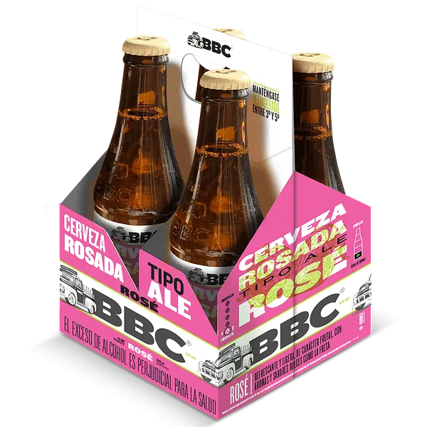 CERVEZA ROSE 3 CORDILLERAS*330*4u