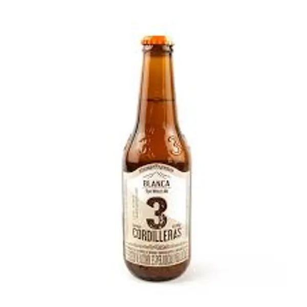 CERVEZA BLANCA 3 CORDILLERAS*330ML