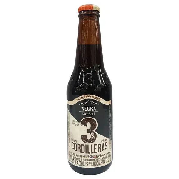 CERVEZA NEGRA 3 CORDILLERAS*330ML