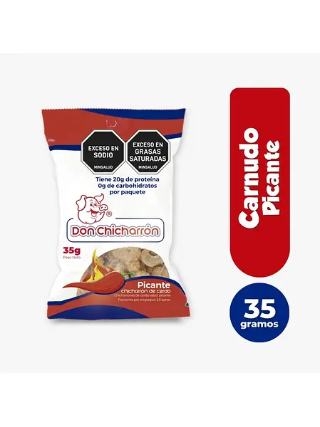 SNACK CHICHARRON PICANTE DON CHICHA*35GR