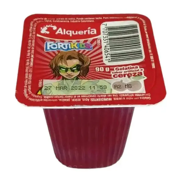 GELATINA FRESA FORTIKIDS ALQUERIA *90G
