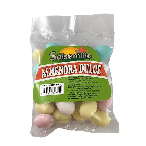 ALMENDRA DULCE SOLSEMILLA*200GR