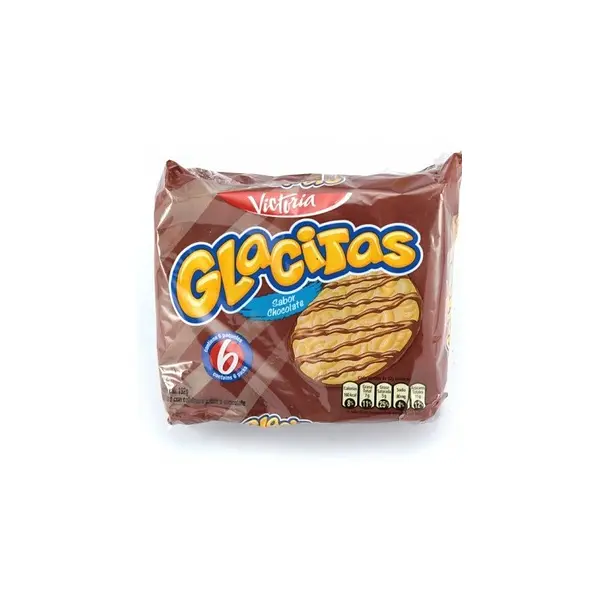 GALLETA CHOCOLATE GLACITAS*6UND