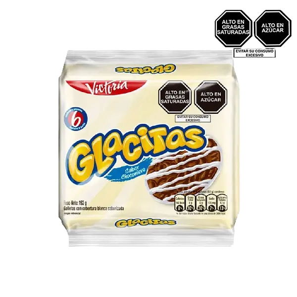 GALLETA CHOCO/NIEVE GLACITAS *6U