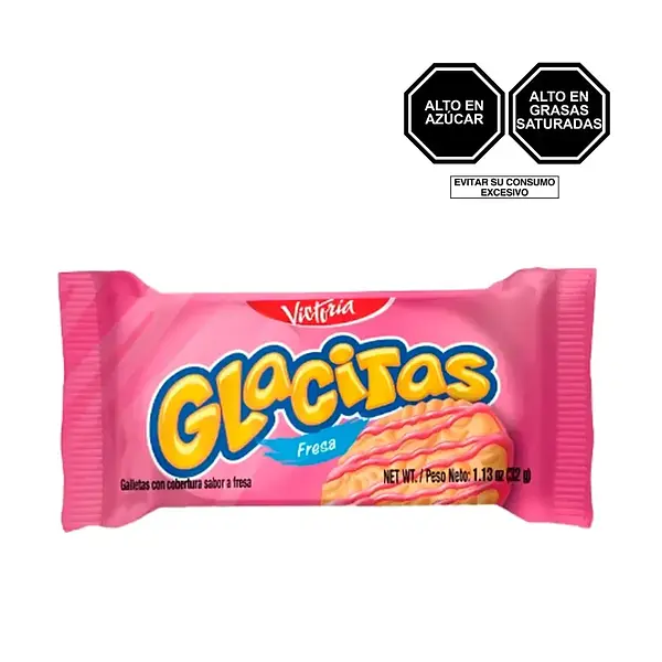GALLETA FRESA GLACITAS *32GR