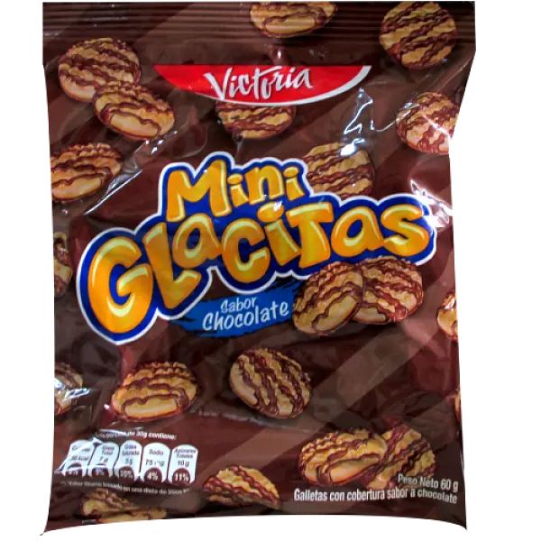 GALLETA CHOCOLATE MINI GLASITAS *