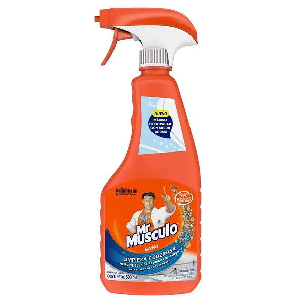 DESENGRASANTE PISTOLA BAÑO MR MUSCULO*500ML