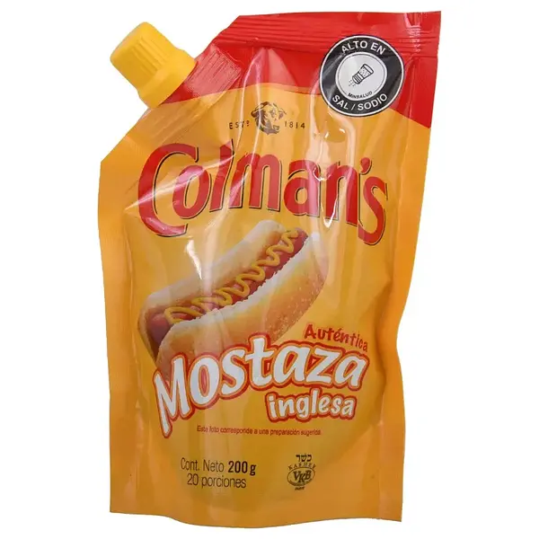 SALSA MOZTAZA INGLESA COLMANS*200GR