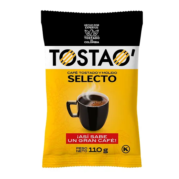 CAFE MOLIDO SELECTO TOSTAO *110 GR