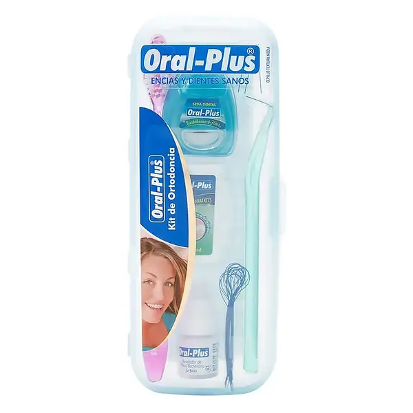 CEPILLO DENTAL KIT ORTODONC ORAL-PLUS*1U