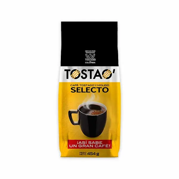 CAFE MOLIDO SELECTO TOSTAO *500G