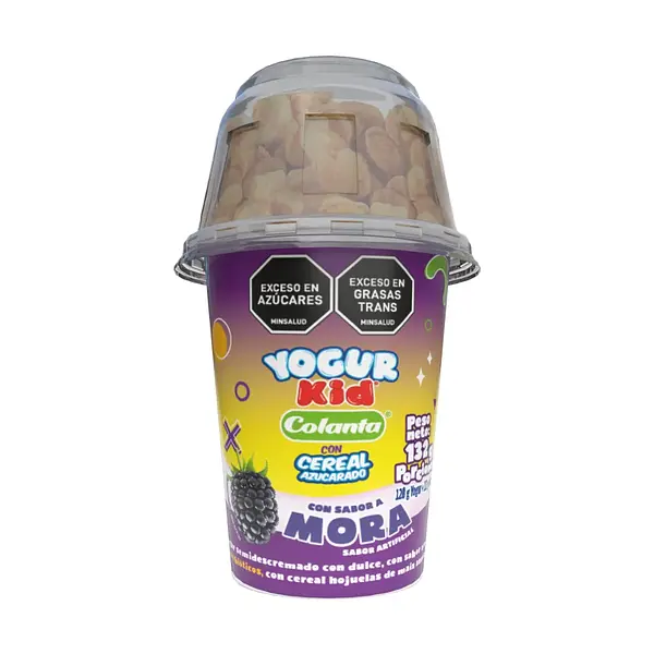 YOGURT CEREAL KID COLANTA MORA*132G