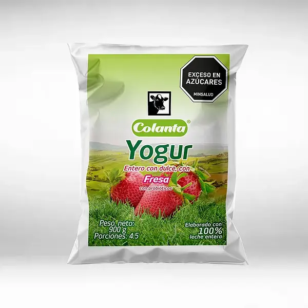YOGURT FRESA COLANTA *900 ML