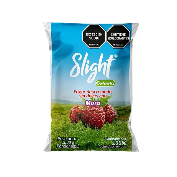 YOGURT MORA SLIGHT COLANTA*1L