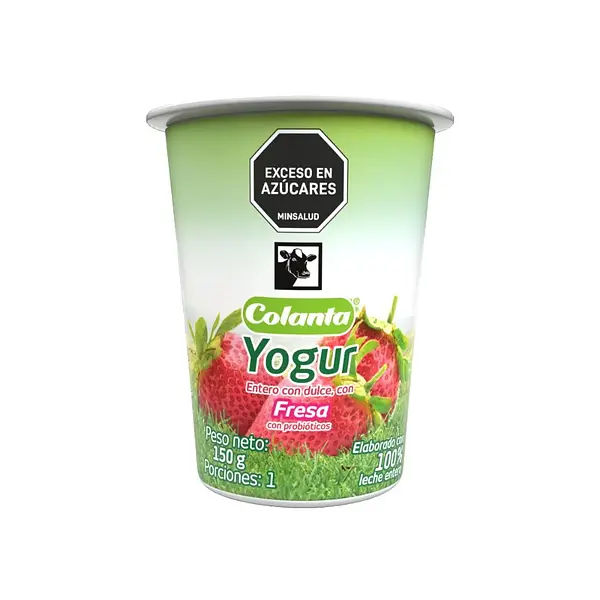 YOGURT FRESA COLANTA*150GR
