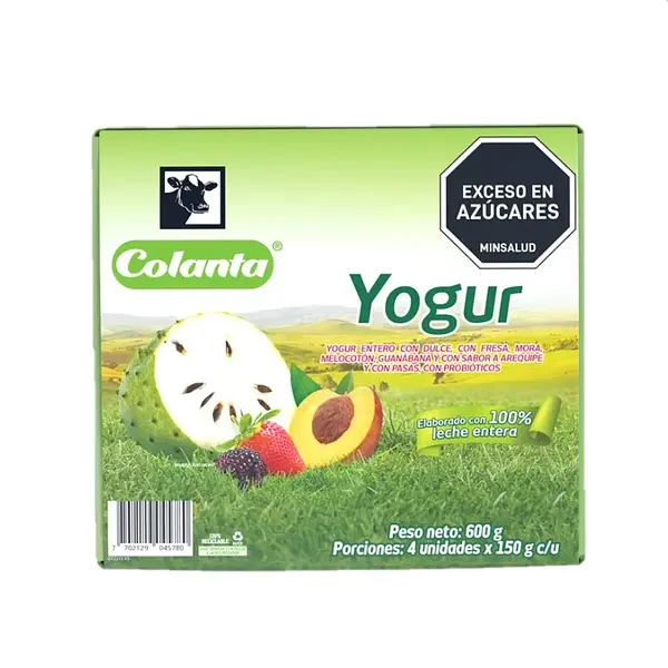 YOGURT SURTIDO COLANTA*150G*4U