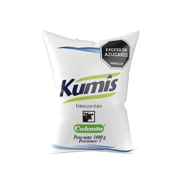 YOGURT KUMIS ORIGINAL COLANTA *1LT