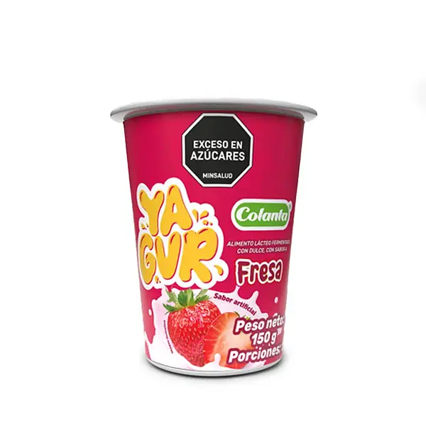 YOGURT FRESA YAGURT COLANTA*150 ML
