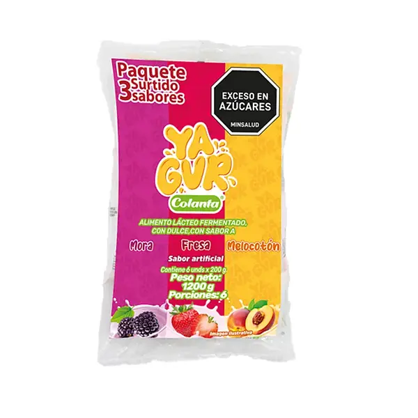 YOGURT BOLSA YAGURT COLANTA *6UD