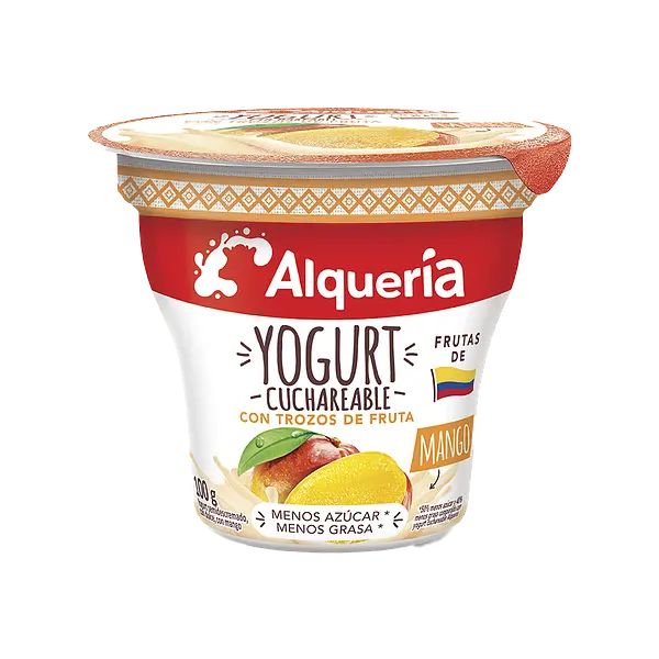 YOGURT CUCHARIABLE MANGO ALQUERIA 100 GR