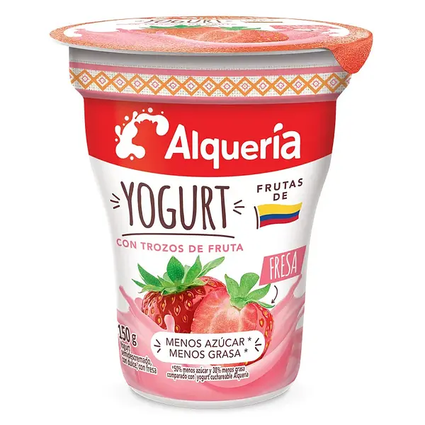 YOGURT FRESA ALQUERIA *150 GR
