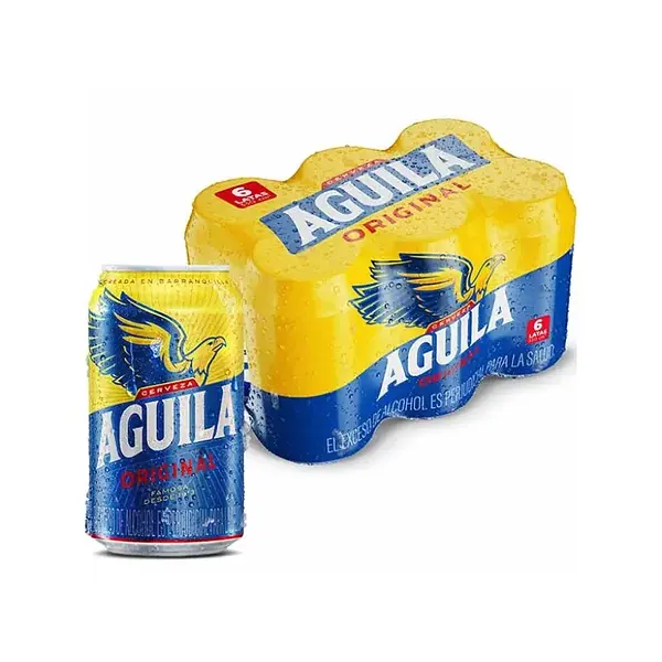 CERVEZA ORIGINAL AGUILA *330ML*6U