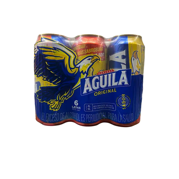 CERVEZA ORIGINAL AGUILA*473ML*6