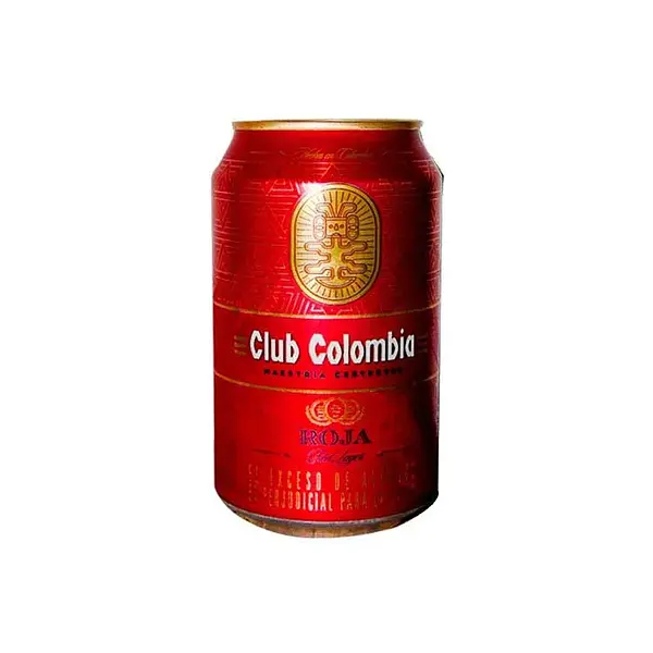 CERVEZA ROJA CLUB COLOMBIA *330ML
