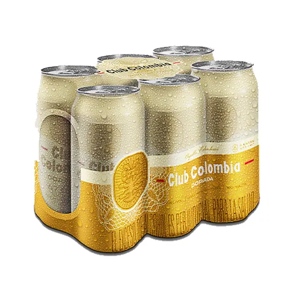 CERVEZA DORADA CLUB COLOMBIA*473ML*6U
