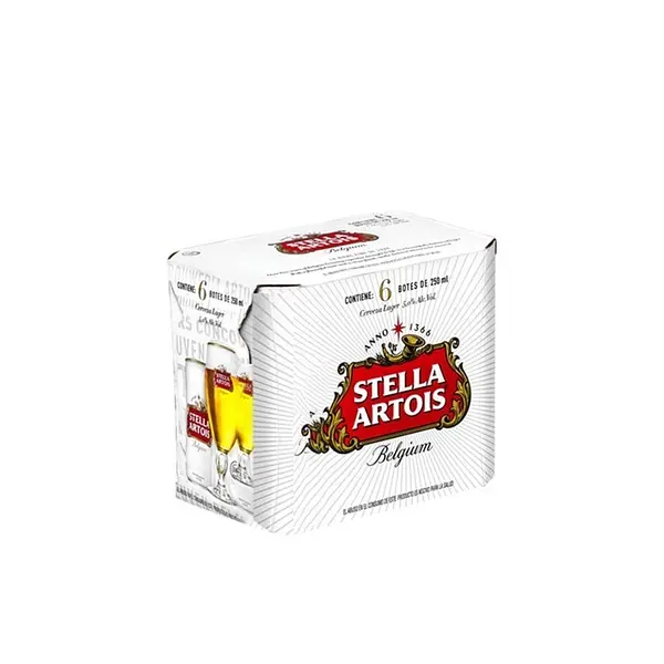 CERVEZA STELLA ARTOIS*250ML*6U