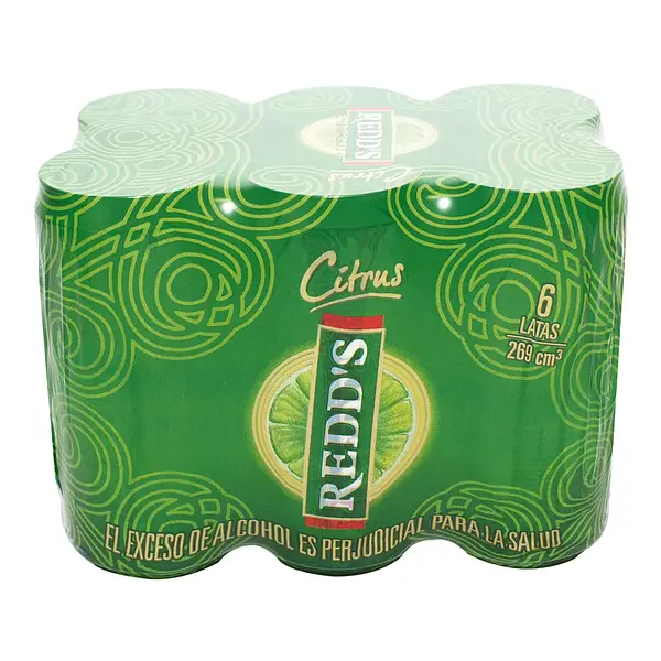 CERVEZA REDDS*269ML*6U