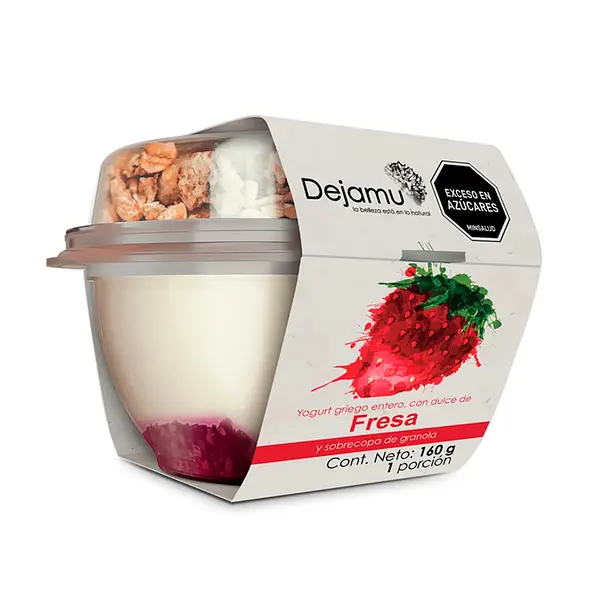 YOGURT GRIEGO CEREAL FRESA DEJAMU *160GR